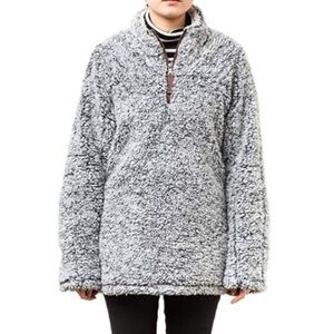 Paaza sherpa womens pull over jacket, Size S